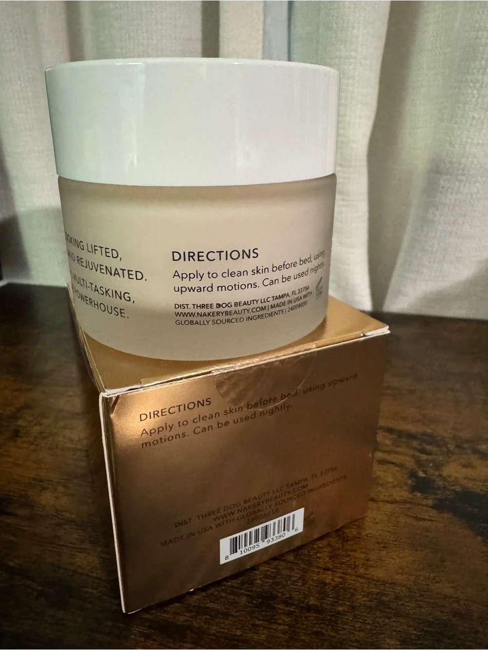 Nakery Beauty Lift-Tox Night Lift Repair Cream 60ml, new and sealed